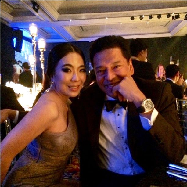 Lim Wei-Ling and Yohan Rajan commemorated the night with a picture of themselves looking impeccably polished. (Photo: @yohanrajan)