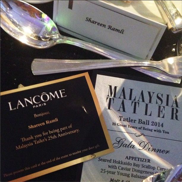 Shareen Ramli, too, was thoroughly impressed with her table arrangement. (Photo: @smokinshaz)