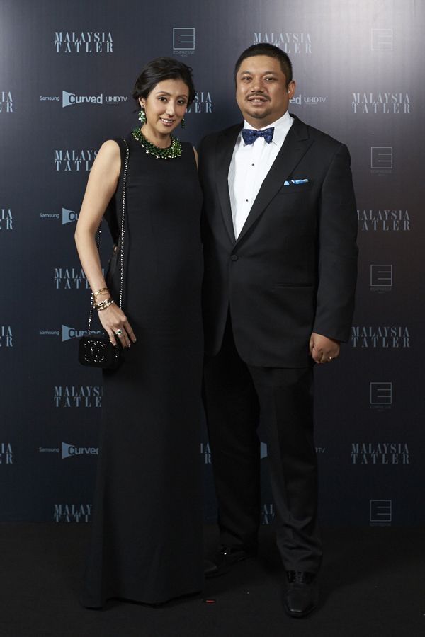 Shirieene Hajamaideen in Stella McCartney and Ruben Gnanalingam in Ermenegildo Zegna