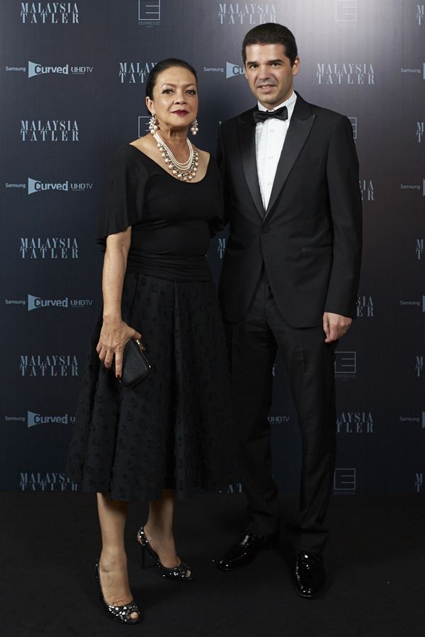 Kathy Lam and Laurent Barrere, both in Louis Vuitton