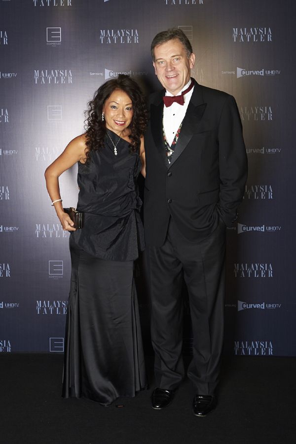 Rita Goodridge and CEO of Edipresse Media Asia, Barrie Goodridge