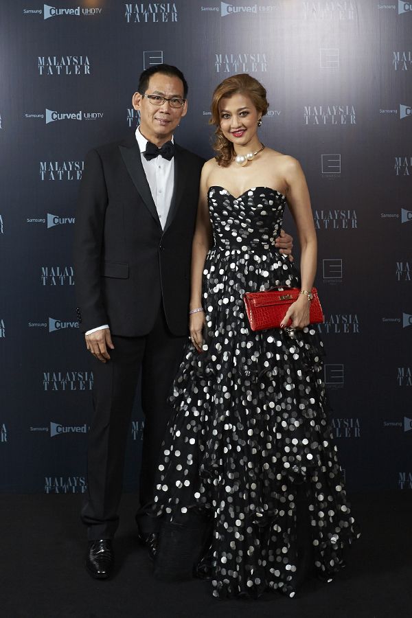 John Chua and Meera Sen in Oscar de la Renta