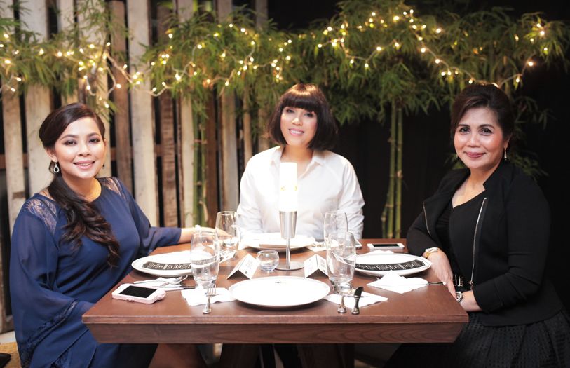 (L-R) Datin Sya, Kiffy Razak and Tengku Zawyah