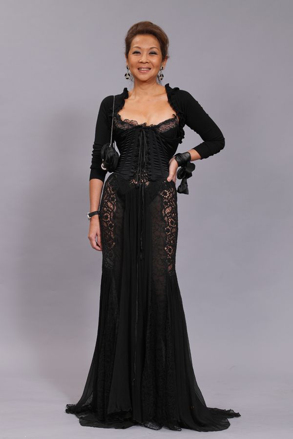 Dato' Farah Khan wearing a sexy La Perla ensemble (2008)
