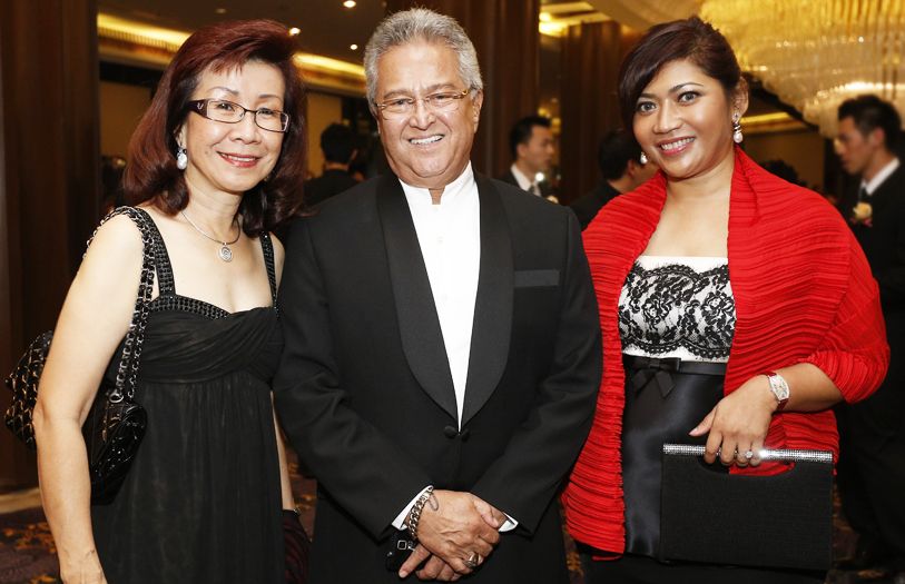Managing Director of Malaysia Tatler, Florence Fang, Colin Edmund and Ida Lokman