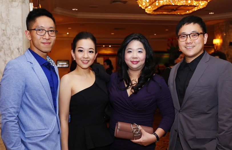 (L-R) Yap Weng Yau, Evonne Khoo, Yap Ai Leen and Foo Ken Vin