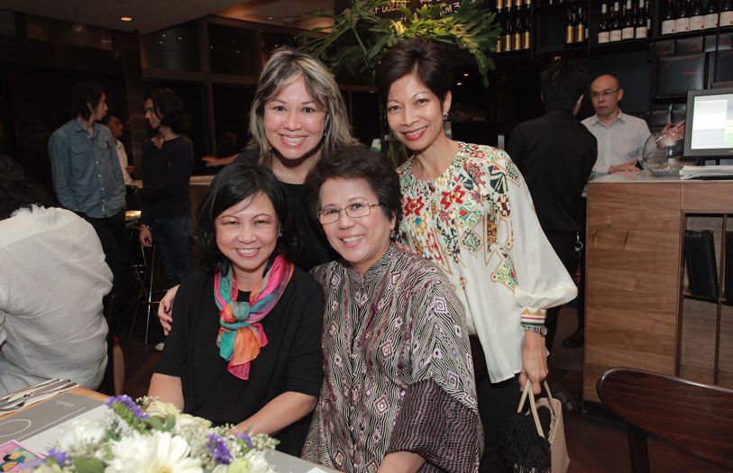 Faridah Stephens, Salbiah Shuib, Puan Sri Jamilah Ibrahim and Esther Law