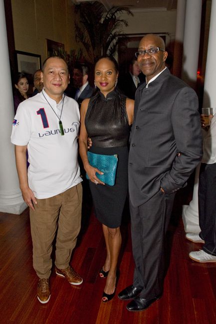 Dato Seri Nazri Aziz with Michelle and Edwin Moses