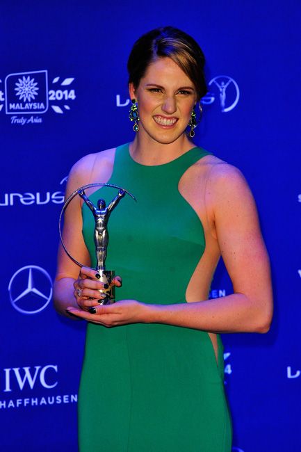 Missy Franklin, six-time World Champion swimmer who won the Laureus Sportswoman of the Year