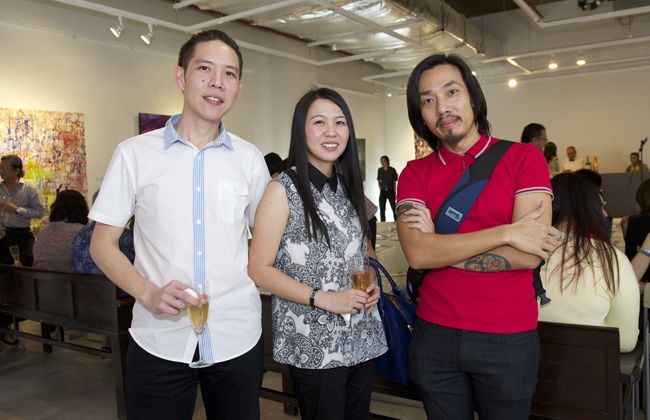 Christopher Song, Lauren Wong and Ivan Lam