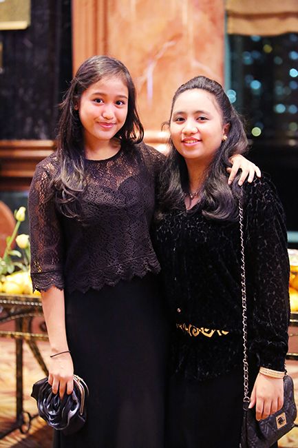 Raha Aisha Azlan and Raissa Nadine Shamsuddin