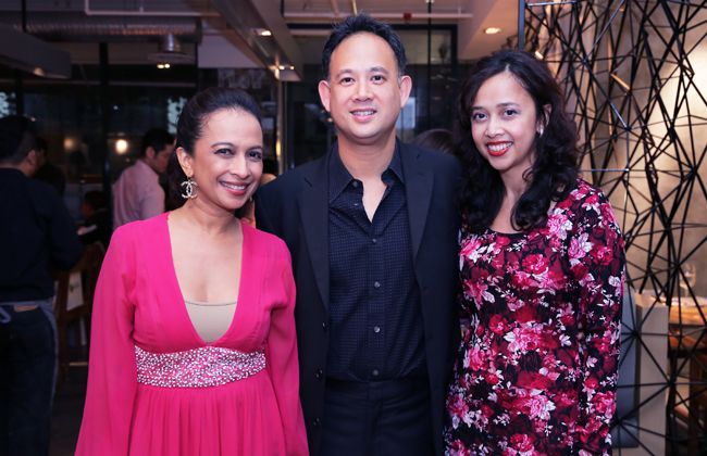 (L-R) Tina Fazlita, Nik Helmi and Norlina Ramli