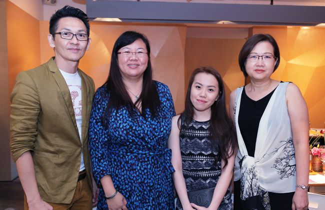 (L-R) Steven Loo, Sally Yong, Cayce Soh and Juliana Tham