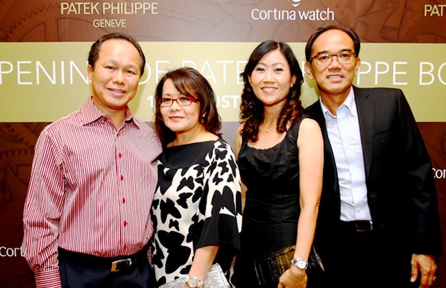 (L-R) Stanley Ng, Cynthia Ng, Shirley Teng and Low Peng Boon