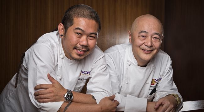 Nobu Kuala Lumpur Executive Head Chef Philip Leong and Executive Sushi Chef Tatsuo Takebayashi