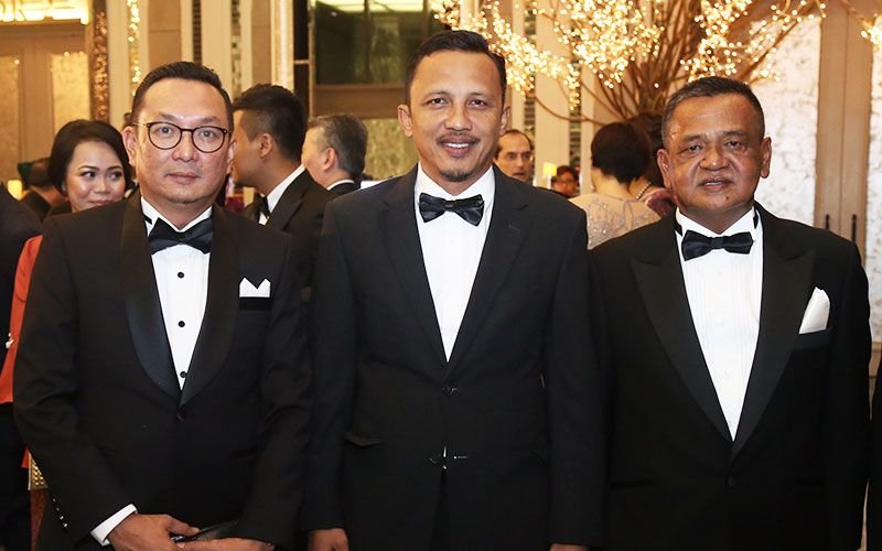 Azlan Yahya, Rozi Mamat and Dato Ariffin Kasim