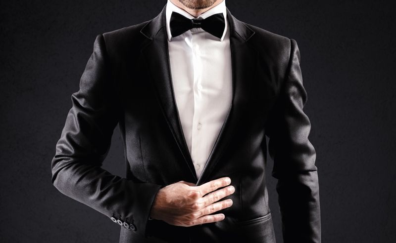 black tie look