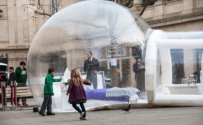 Bubble Hotel trades best view of busiest street in Bath for your ...