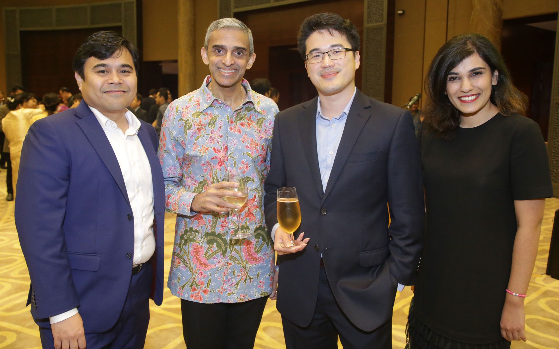 Adib Zalkapli, HE Vanu Gopala Menon, Shannon Teoh and Ann-Margaret Mathew