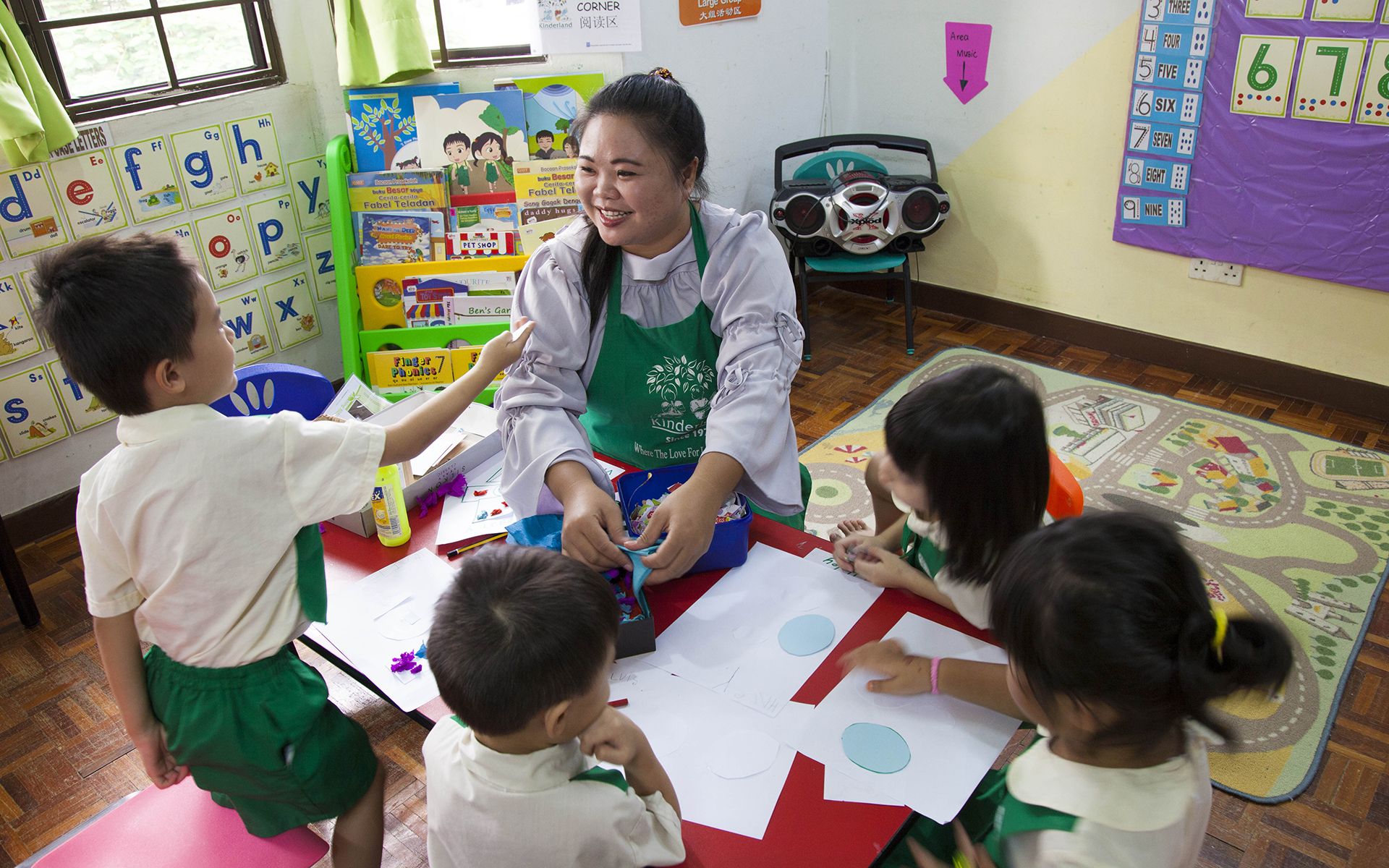 VTOC also provides training for kindergarten teachers