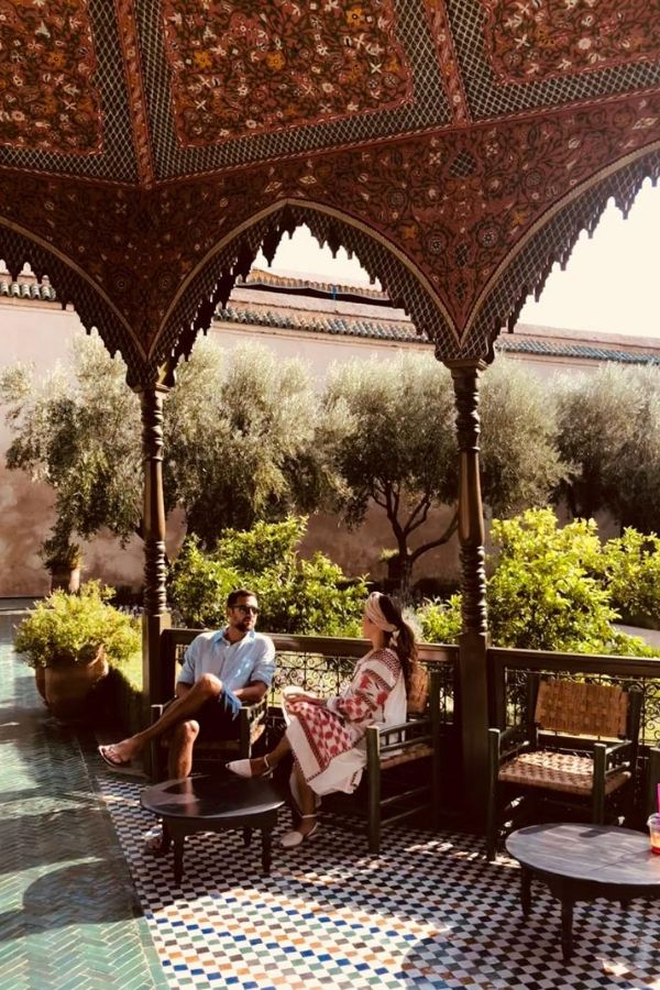 September 2018 - The couple holidaying in Morocco, sans children, just like the old times