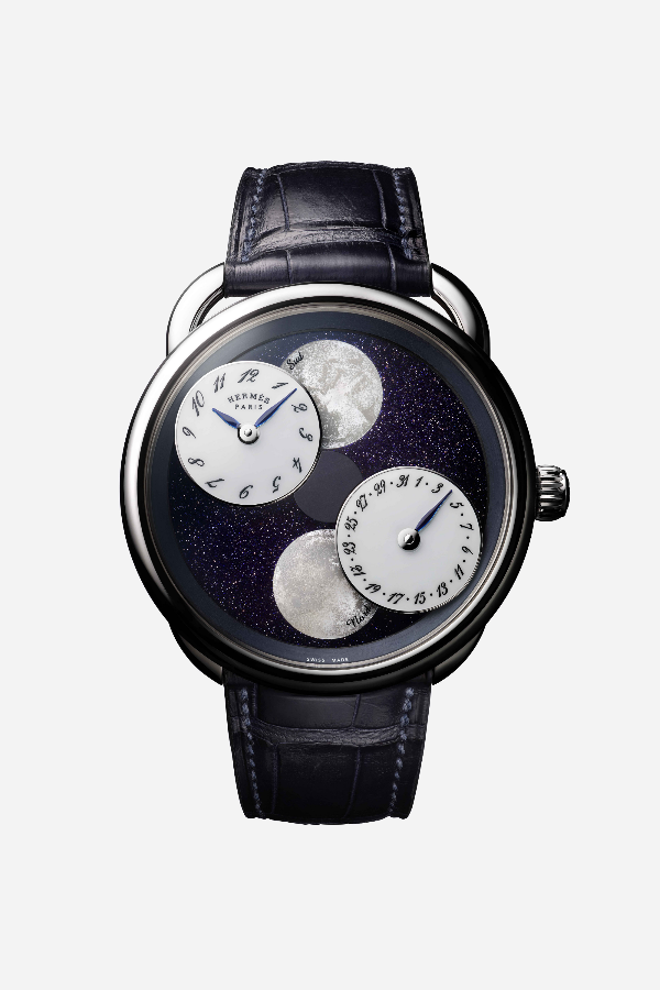 Arceau L’heure de la lune with aventurine dial