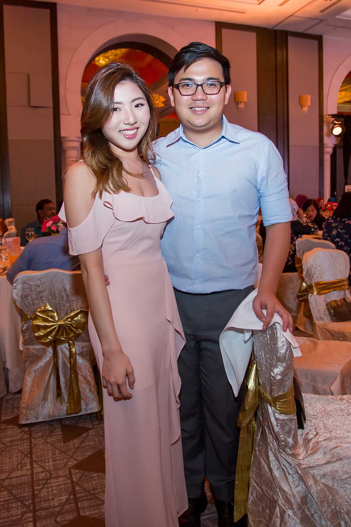 Nicole Tham and Wilson Kong