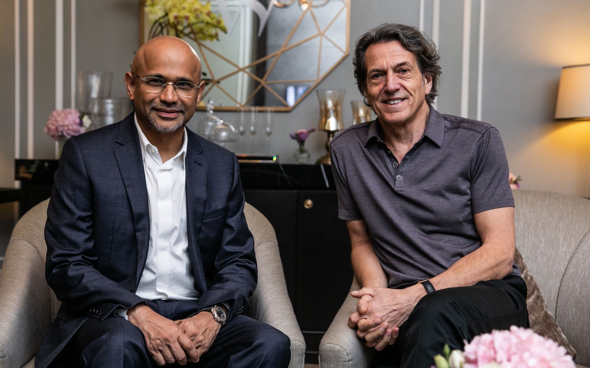 Dato' Sri Meer Sadik Habib and Stephen Webster (Photo credit: Habib Jewels)