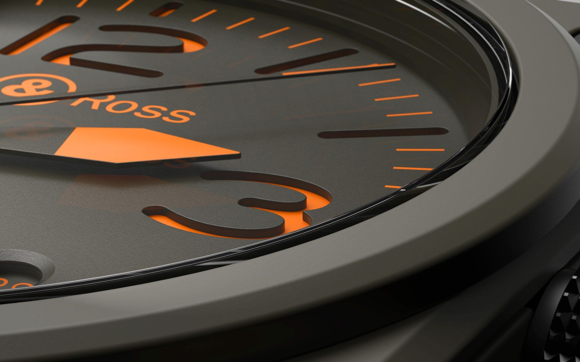 The dial is a sandwich of two metal plates with the upper plate featuring cutouts of the numerals and indices