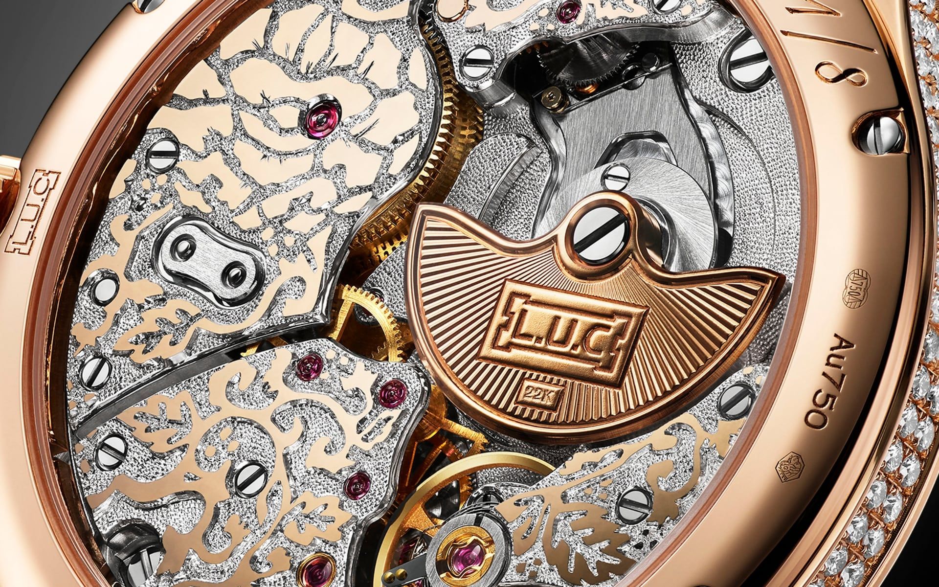 The finely decorated movement