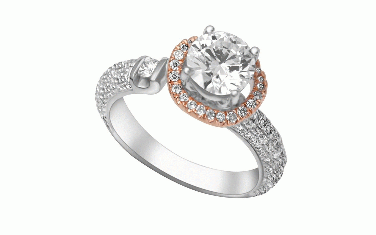 'Luxe' diamond ring and bangle. (Photo credit: Le Lumiere)