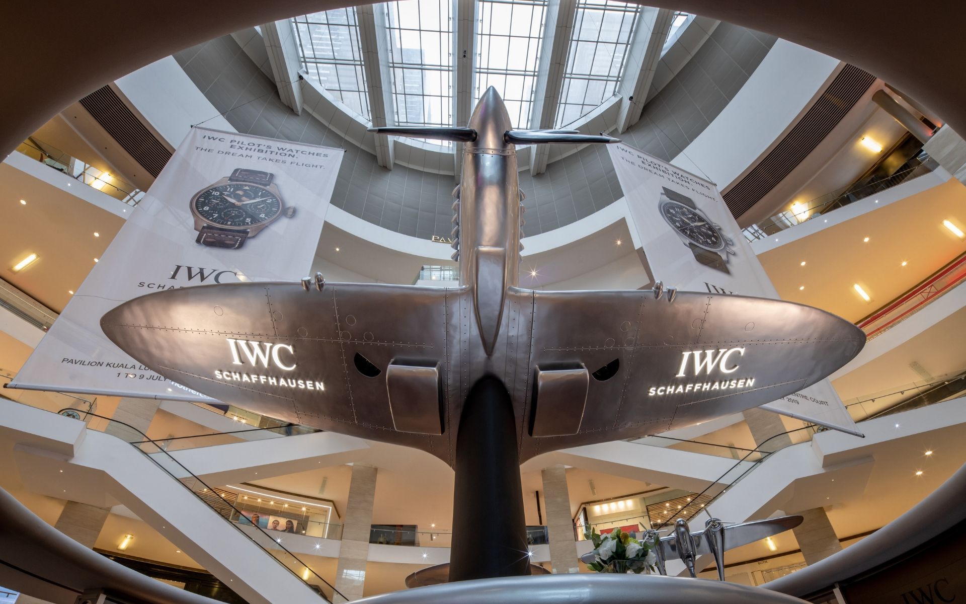 The replica of Silver Spitfire