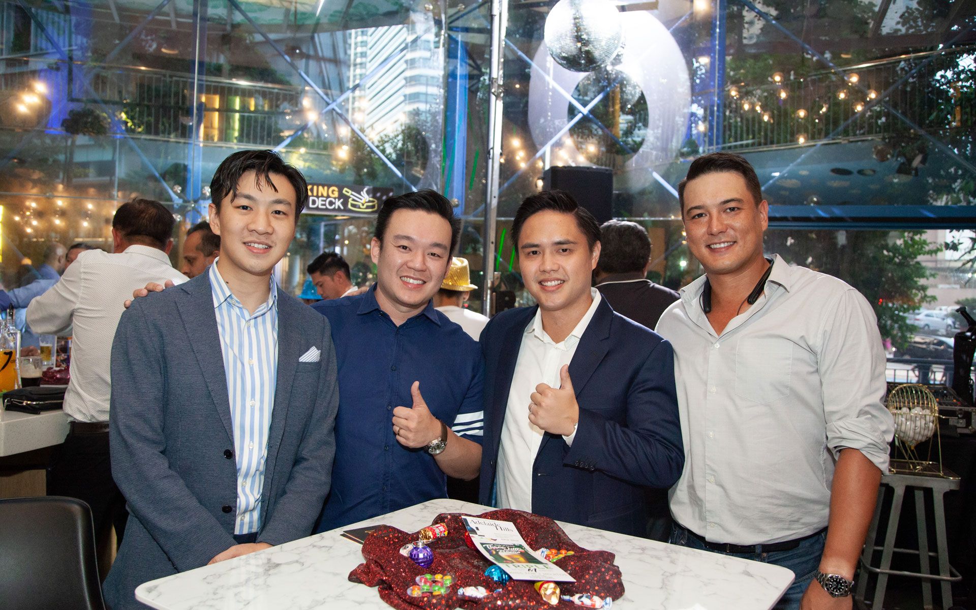 James Yam, Ernest Chan, Brian Choo and Jonny Yip