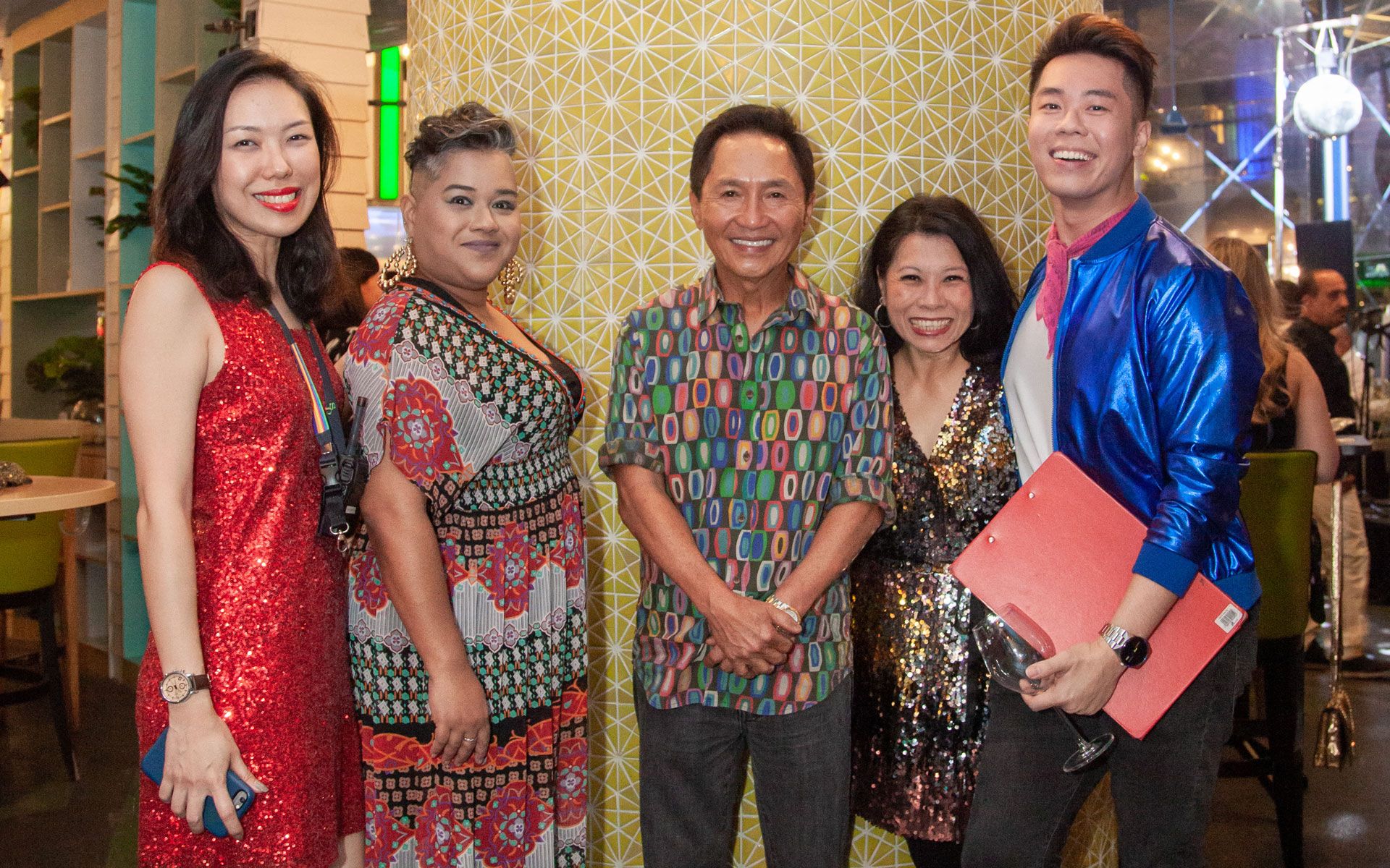 Cassie Wong, Elvira Arul, Fred Choo, Fanny Foo and Kevin Chong