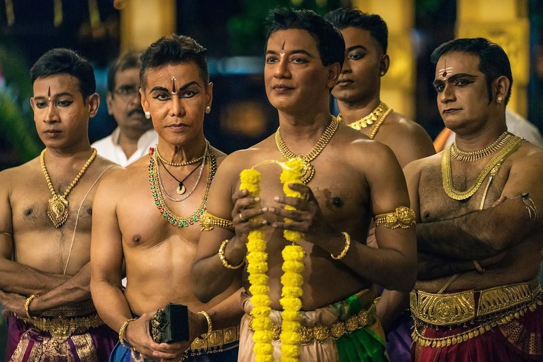 Datuk Ramli Ibrahim, world renowned Indian classical dancer performing senior dancers from the Sutra Foundation (Photo credit: @borninmalaysia / Instagram)