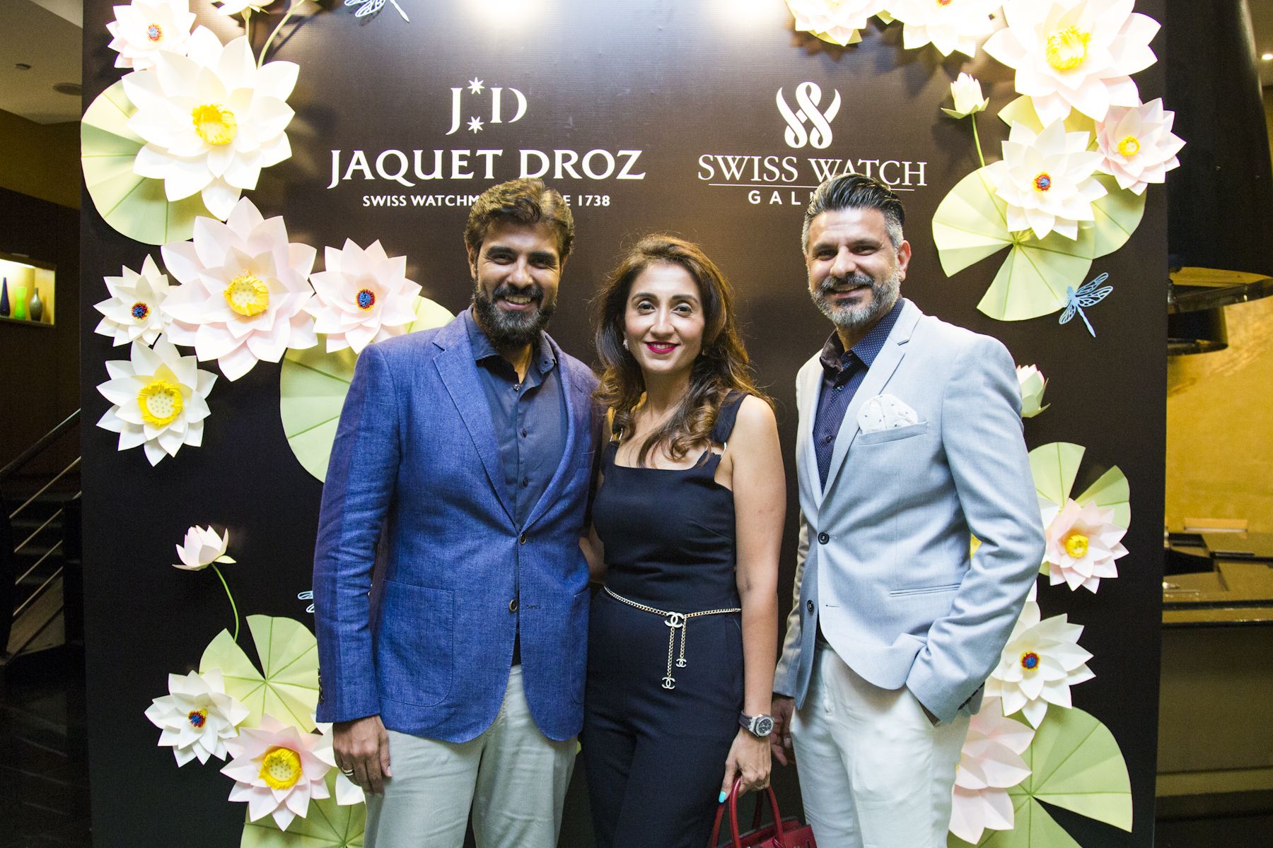 Vijay Binwani, Sherina Binwani and Ashok Ranai