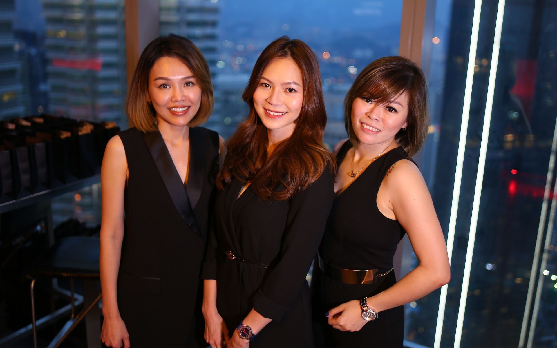 Kenix Ng, Dr Kathryn Koh and Kelly Aw
