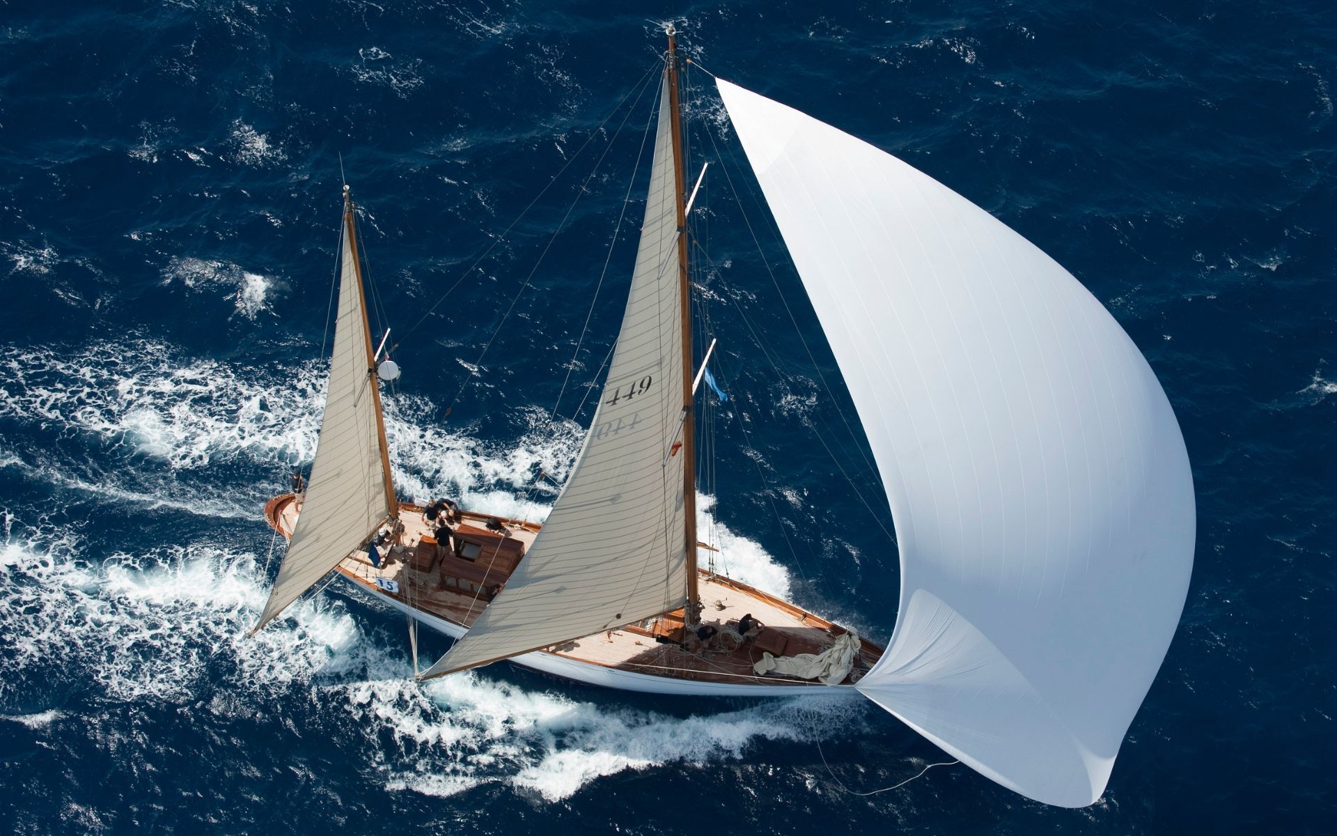 The restored Eilean Bermudian ketch