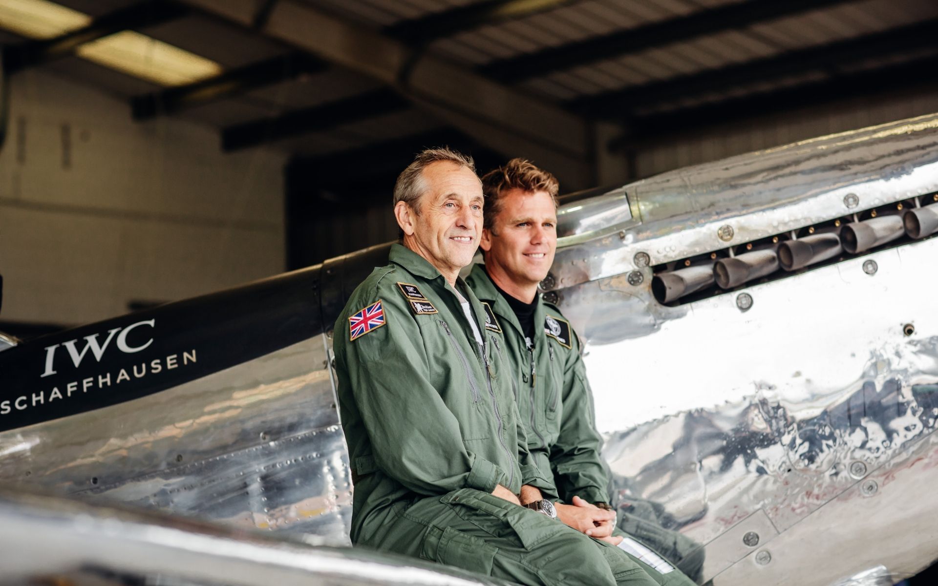 Steve Boultbee Brooks and Matt Jones are flying around the world in the Silver Spitfire