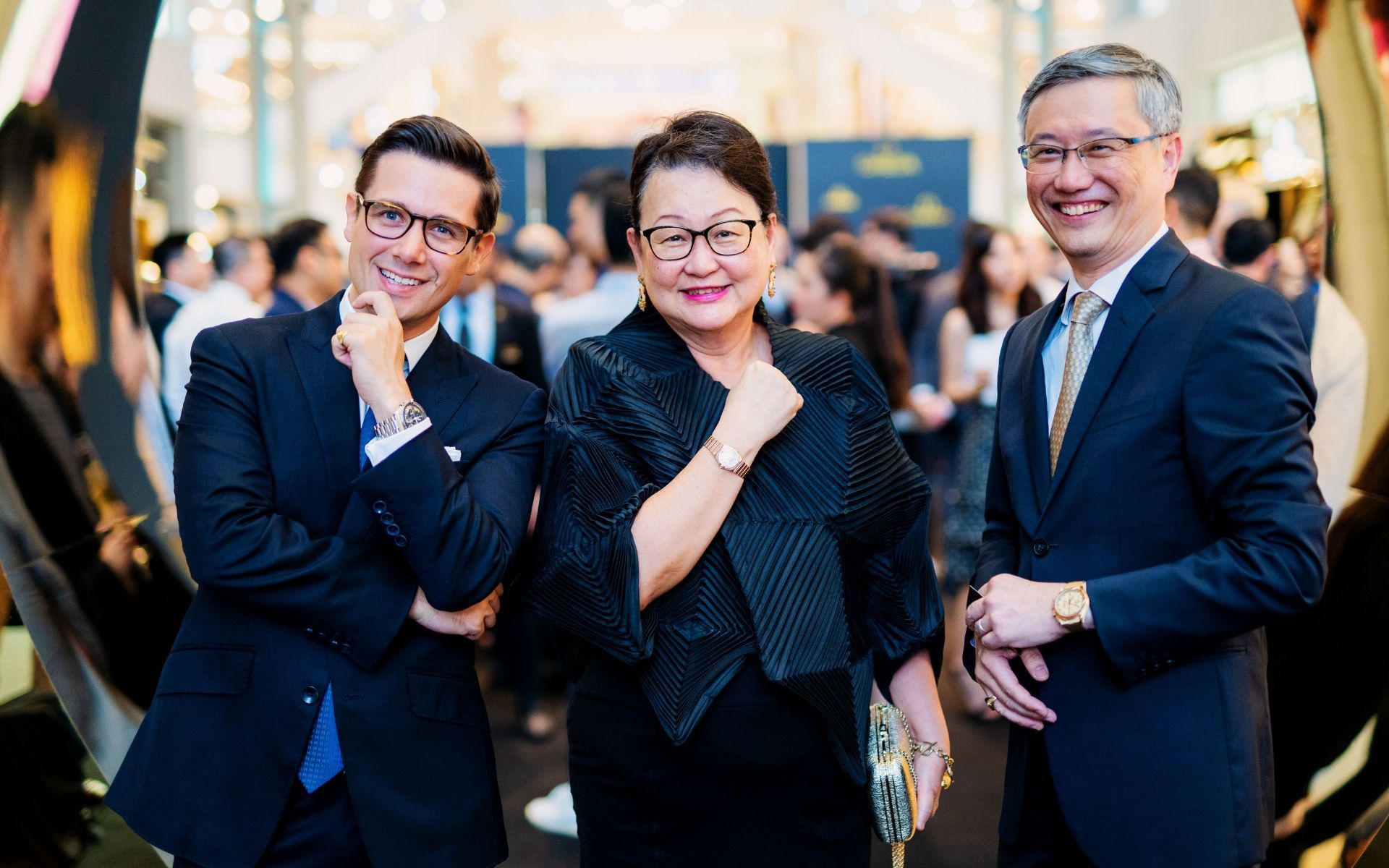 Maxime de Techtermann, Dato' Joyce Yap and Donald Lim