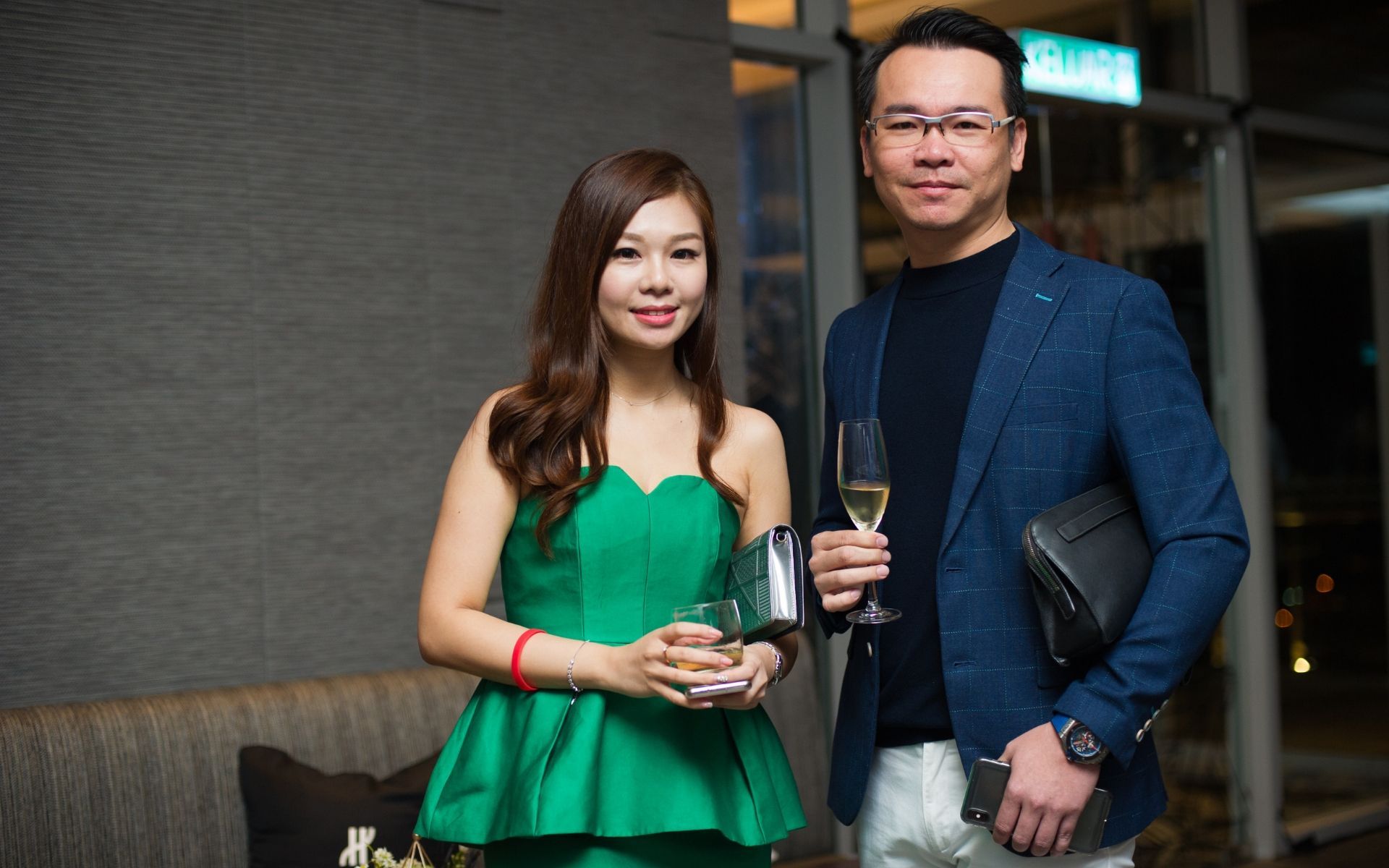 Violet Chak and Alan Wong