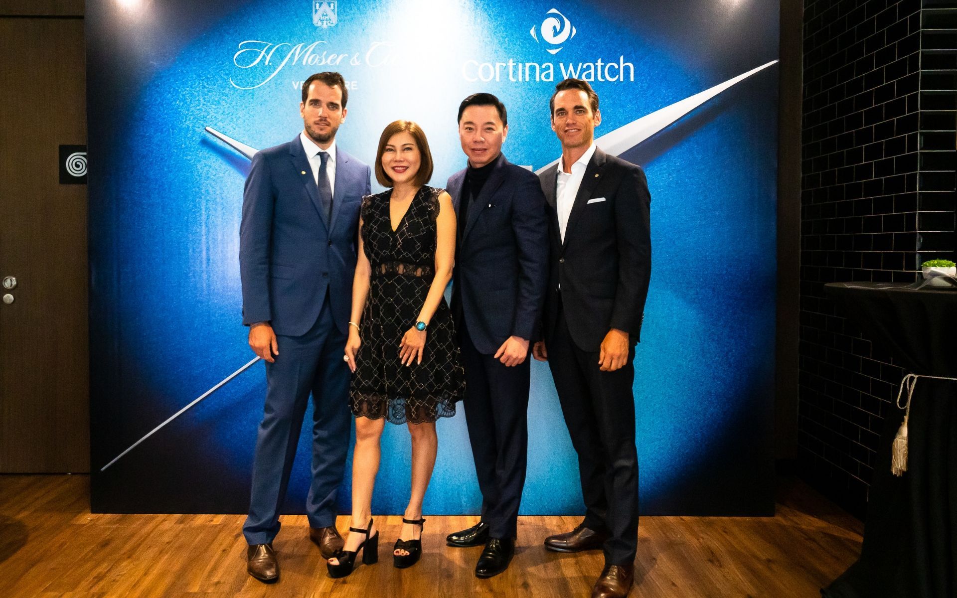 Tay Liam Khoon, Sharon Lim, Edouard Meylan and Bertrand Meylan