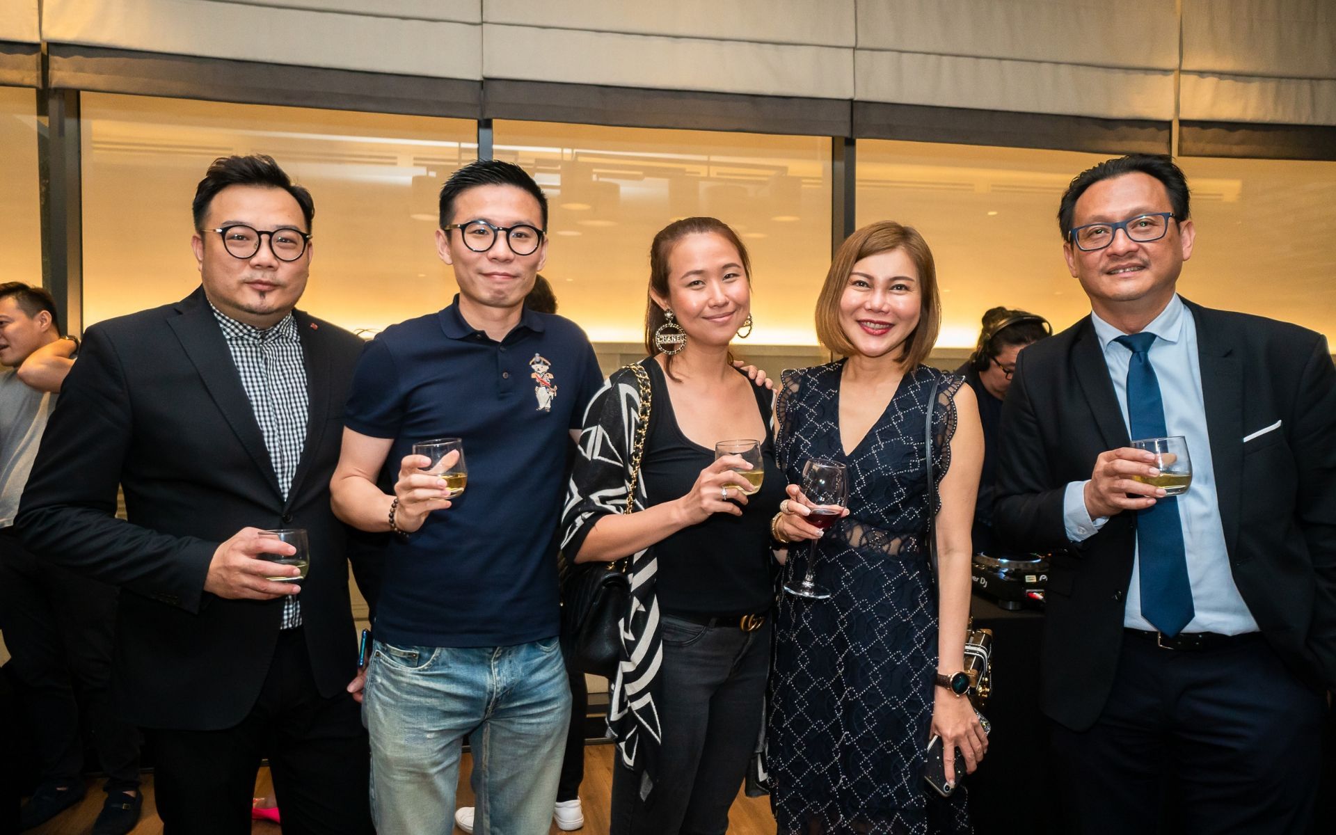 Trey Ooi, Jason Teo, Tina Chok, Sharon Lim and Alvin Leow