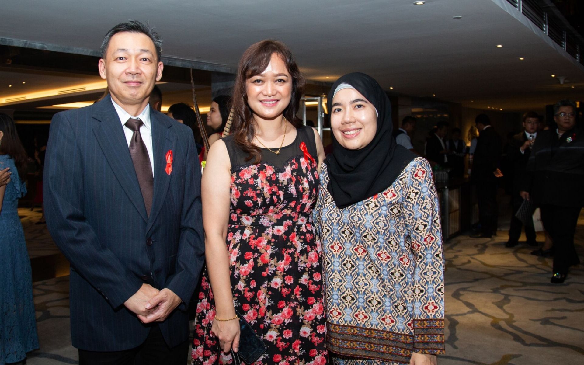 Bryan Chua, Midawati Awang and Nadia Sofie Suhaimi