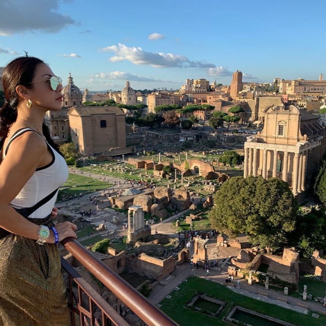 Ciao, Roma! We can practically hear the words from Datin Sabrena Dani's expression alone in this epic shot taken from Palatine Hill. (Photo: sabrena9/Instagram)