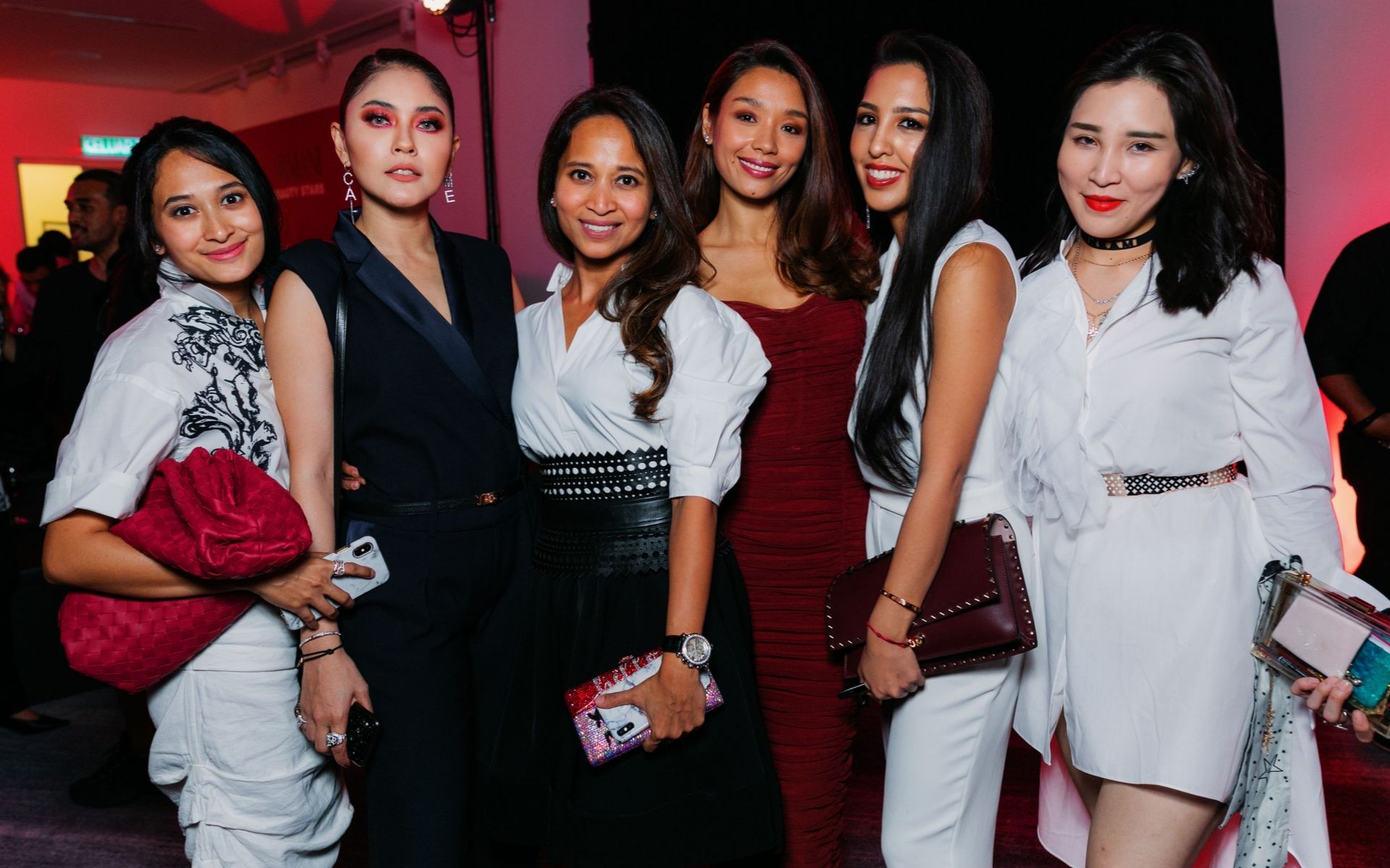 Nadia Nasimuddin, Sarah Shahdan, Diana Nasimuddin, Marion Caunter, Fariza Sakina and Chrystal Tan