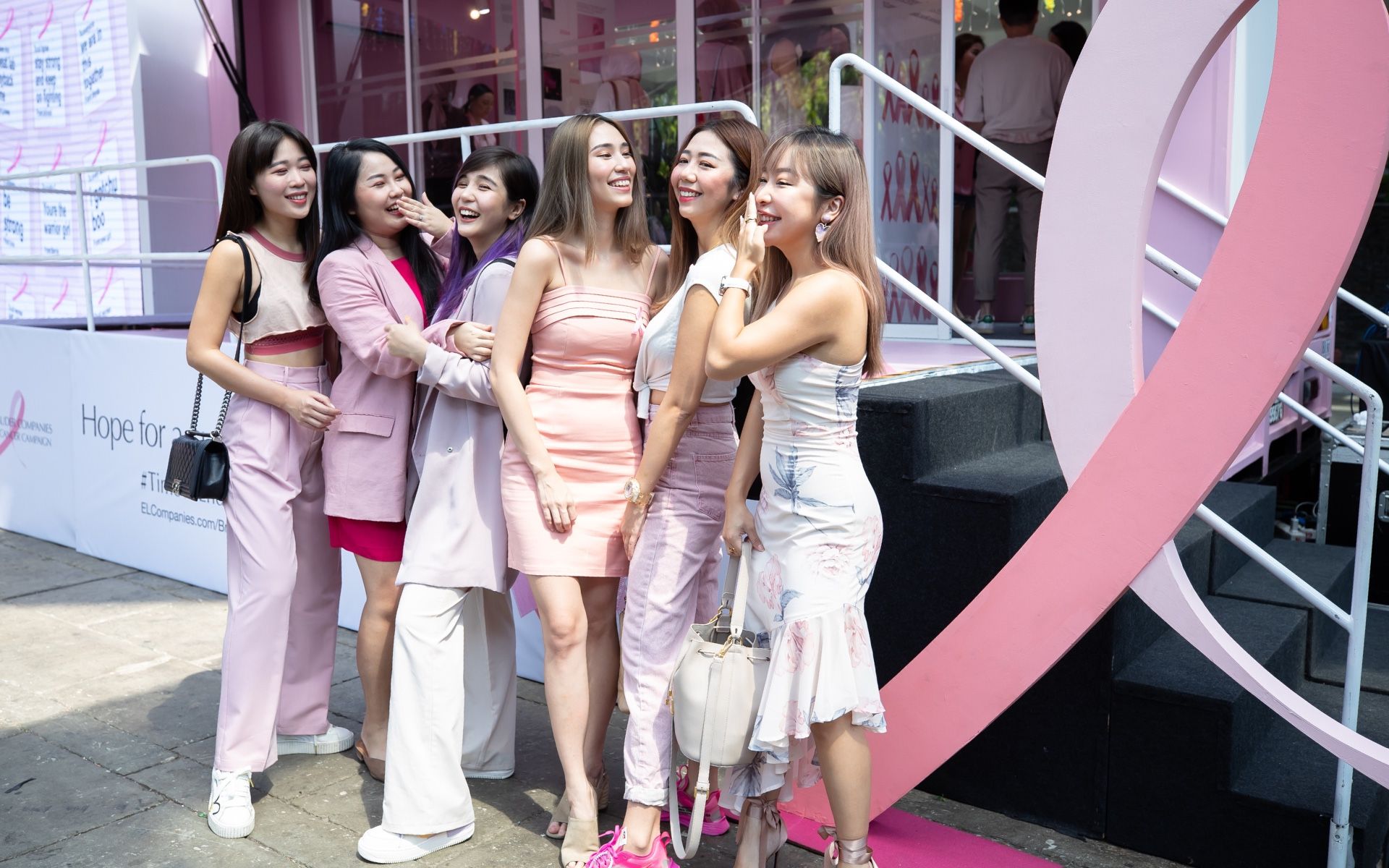 Joanne Ng, Adele Chow, Talitha Tan, Alicia Tan, Tzia and Chenelle Wen