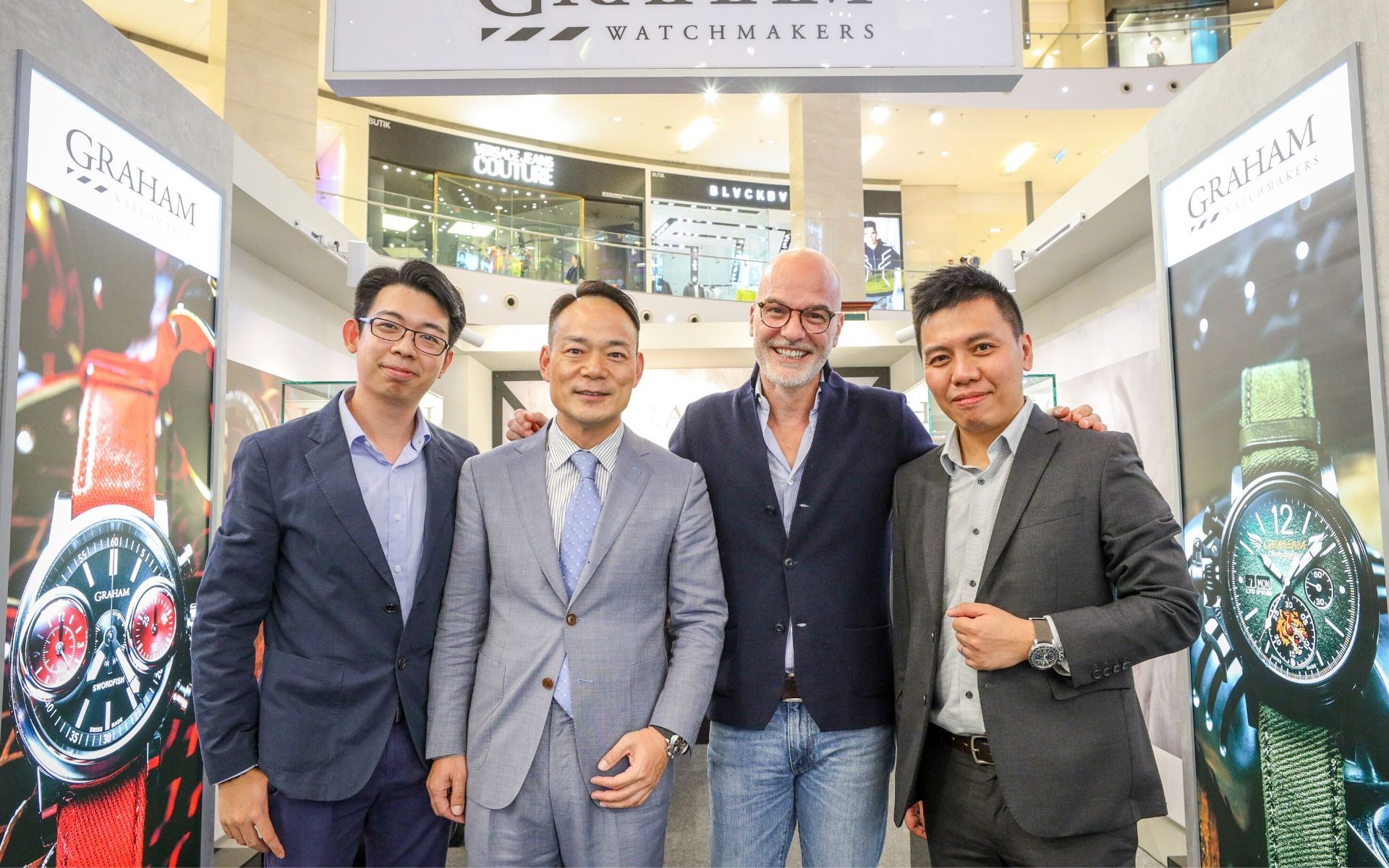 Arthur Yong, Michael Wan, Patric Zingg and Kent To