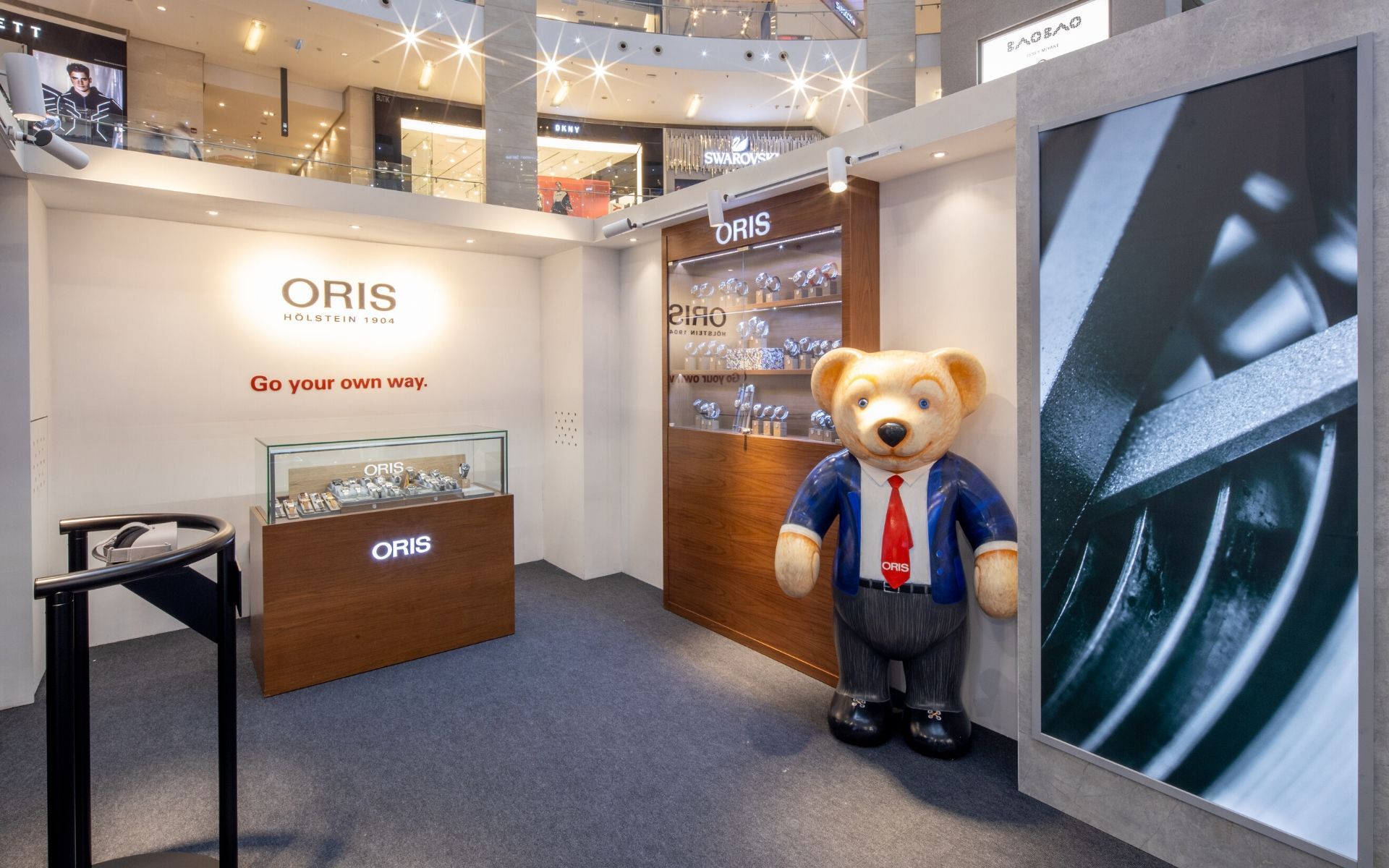 The Oris booth