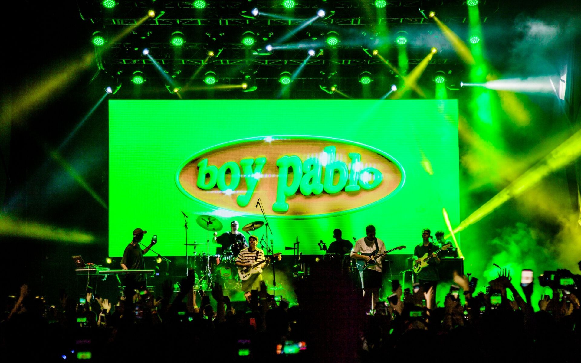 Boy Pablo on stage at the Unlimited Grooves Festival 2019